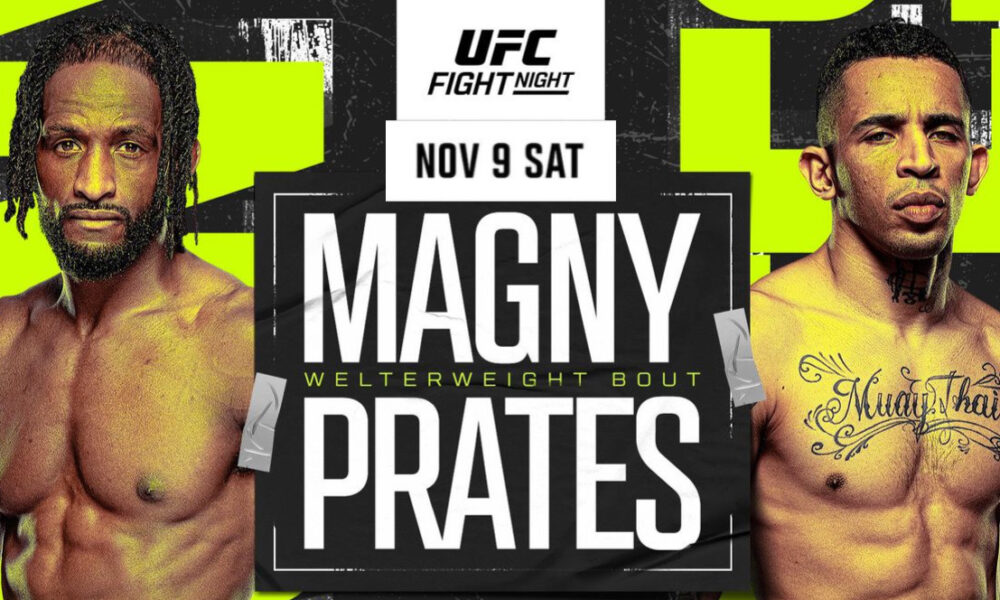 UFC Fight Night: Magny Vs. Prates: Cartelera Y Dónde Ver En Vivo