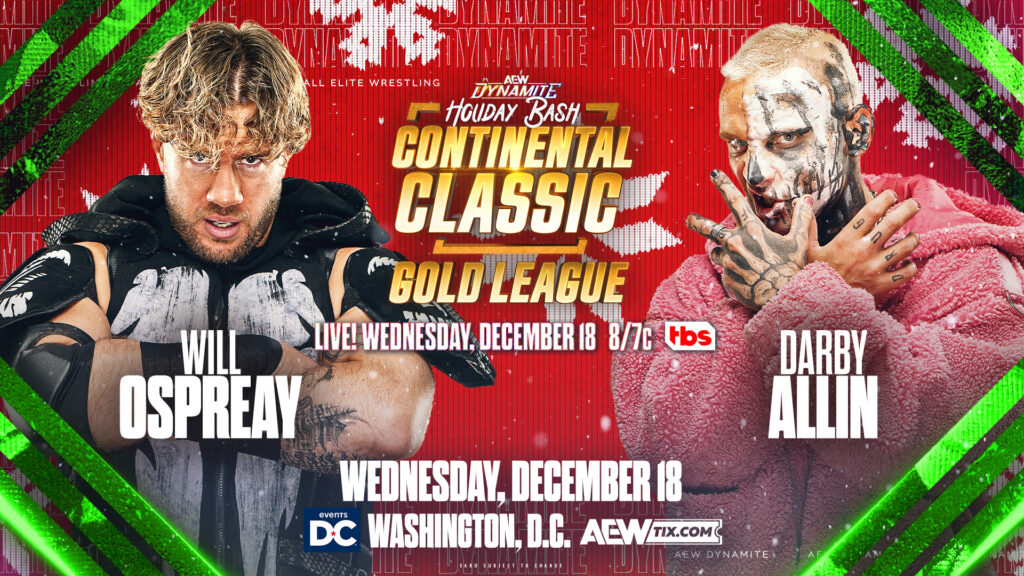 Cartelera AEW Holiday Bash – 18 de diciembre 2024 En Vivo