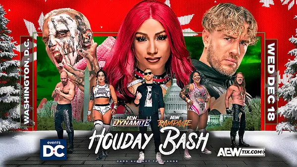 Cartelera AEW Holiday Bash – 18 de diciembre 2024 En Vivo