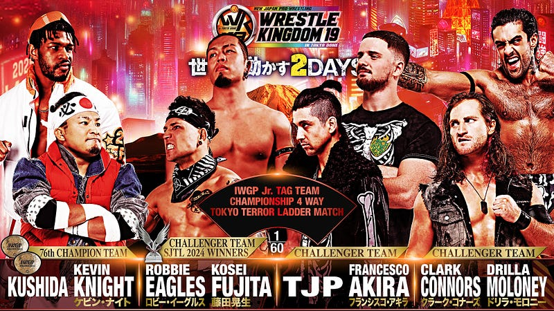 NJPW Wrestle Kingdom 19: Cartelera y Horarios en Vivo