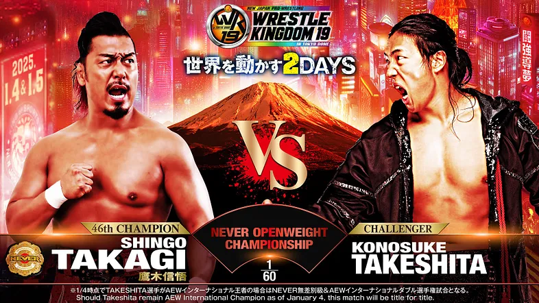 NJPW Wrestle Kingdom 19: Cartelera y Horarios en Vivo