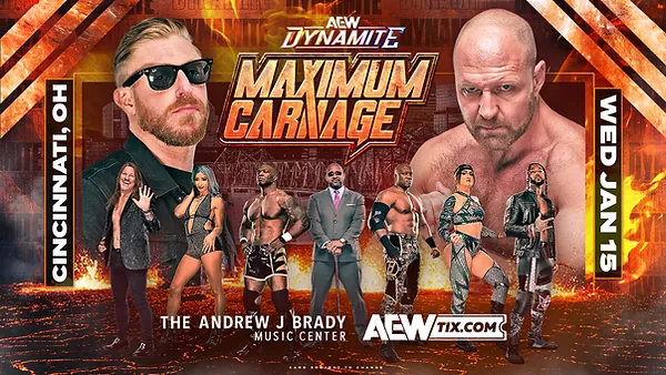 Cartelera AEW Dynamite: Maximum Carnage 15 de enero 2025 En Vivo