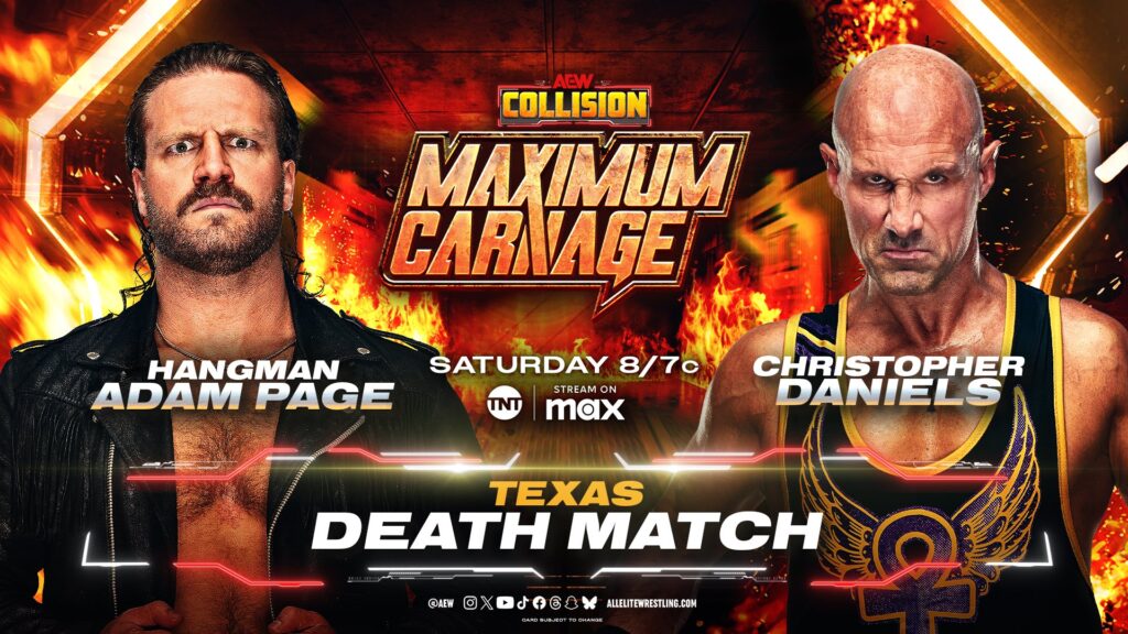 Cartelera AEW Collision Maximum Carnage 18 de enero 2025 En Vivo