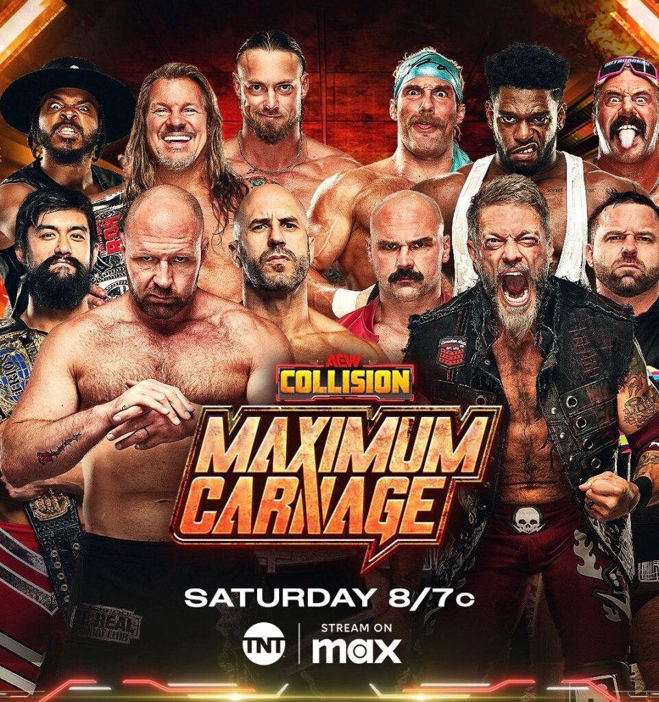 Cartelera AEW Collision Maximum Carnage 18 de enero 2025 En Vivo