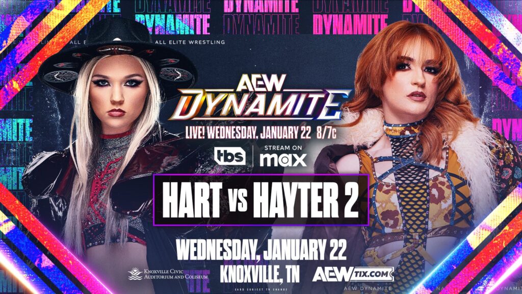 Cartelera AEW Dynamite 22 de enero de 2025 En Vivo