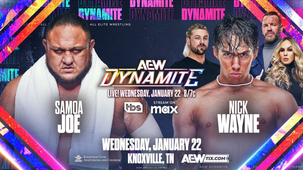 Cartelera AEW Dynamite 22 de enero de 2025 En Vivo