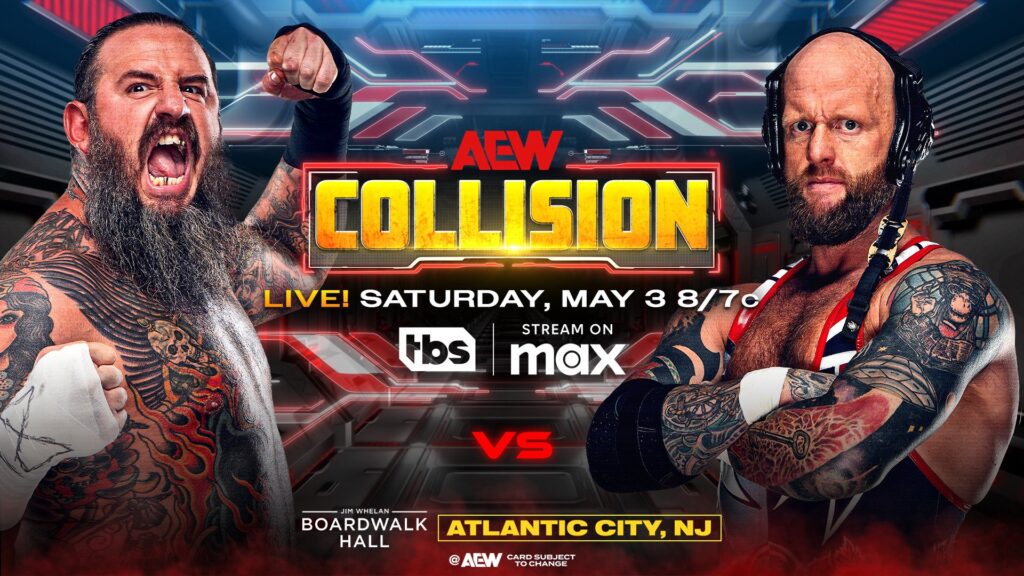 AEW Collision 3 de mayo 2025 Cartelera y Horarios En Vivo