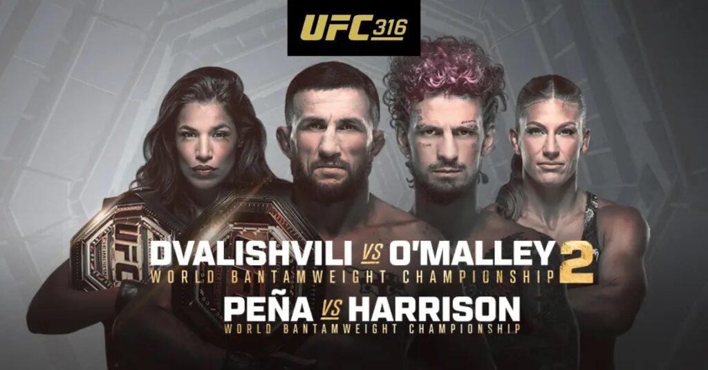 UFC 316: Dvalishvili vs O'Malley 2 - Cartelera y Horarios En Vivo