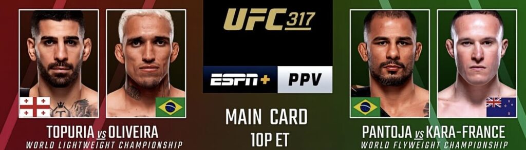 UFC 317 Topuria vs Oliveira