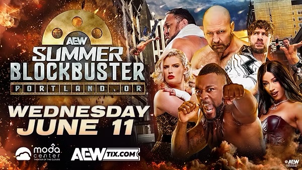 Cartelera AEW Dynamite: Summer Blockbuster 11 de junio 2025 En Vivo