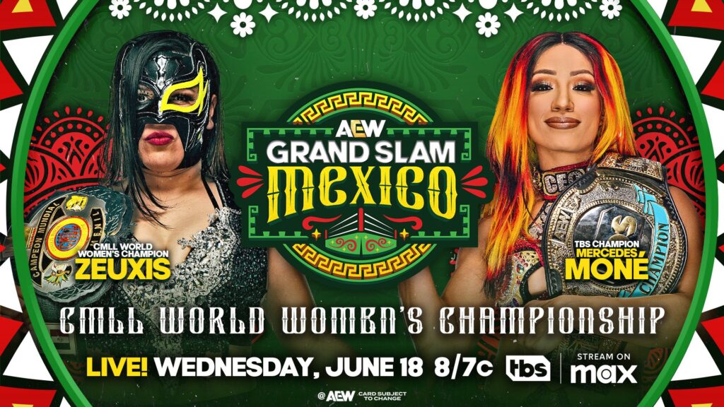 Cartelera AEW Grand Slam México – 18 de junio 2025 En Vivo