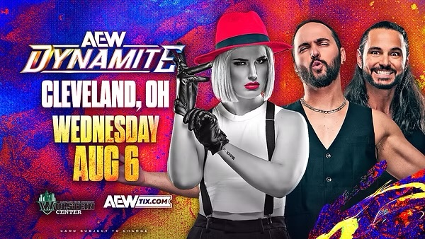 Cartelera AEW Dynamite 6 de agosto 2025 En Vivo