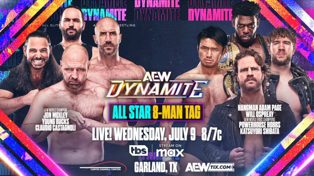 Cartelera AEW Dynamite del 9 de julio 2025 En Vivo