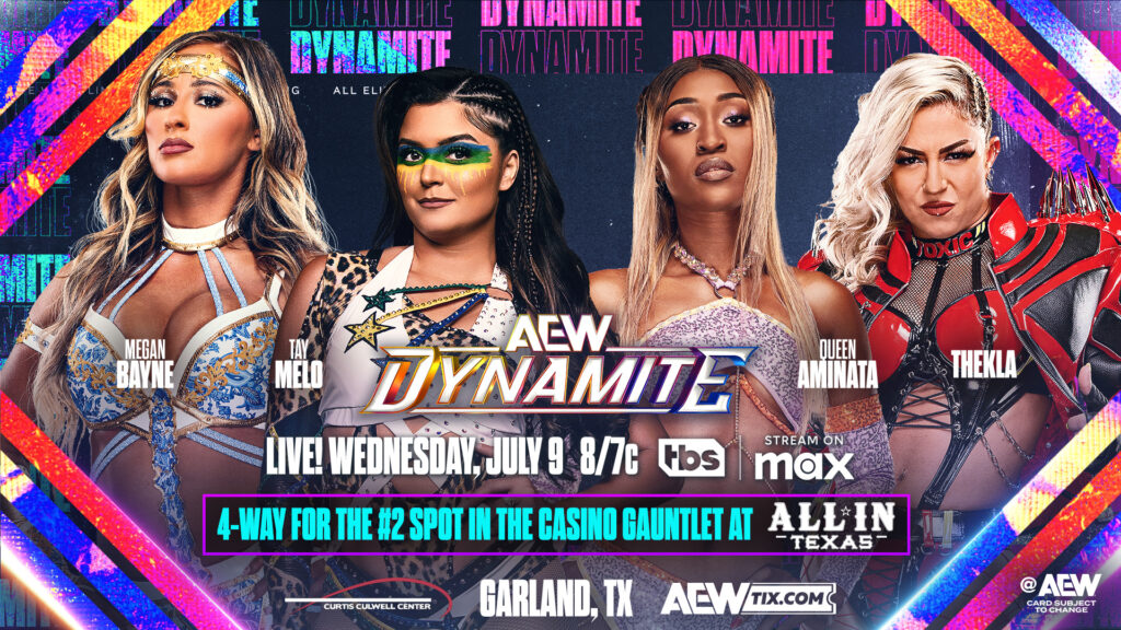 Cartelera AEW Dynamite del 9 de julio 2025 En Vivo