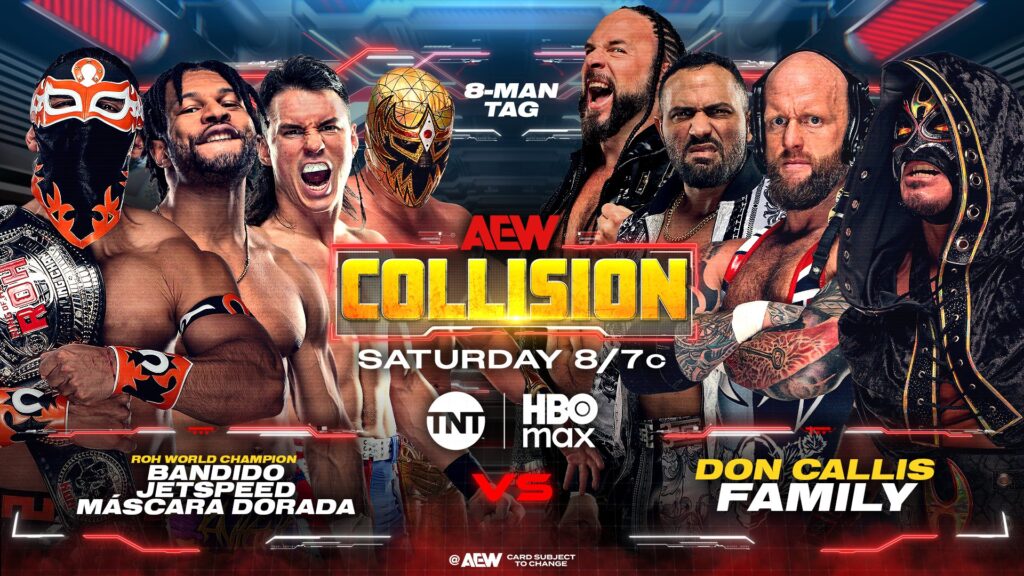 Cartelera AEW Collision 19 de julio 2025 En Vivo