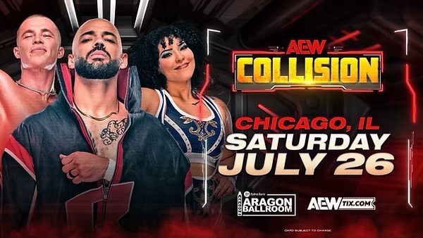Cartelera AEW Collision 26 de julio 2025 En Vivo
