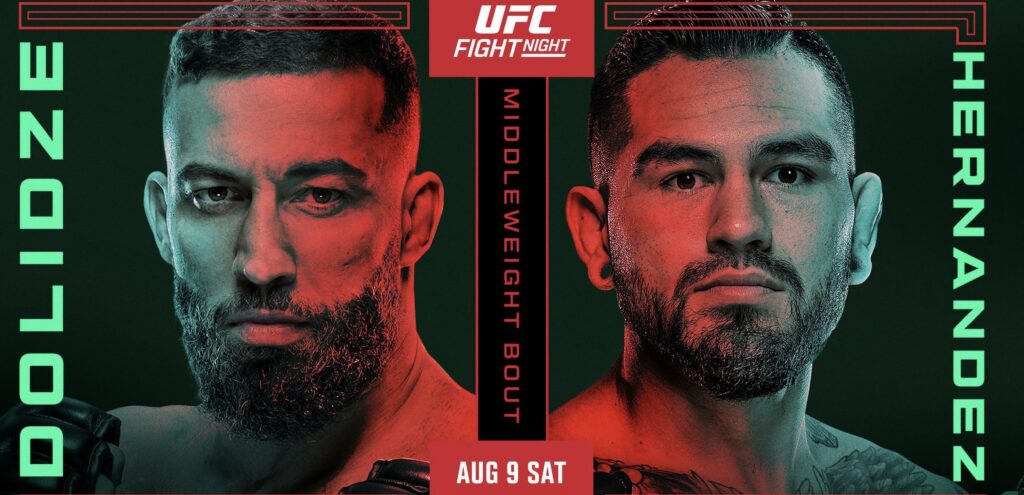 UFC Fight Night: Dolidze vs. Hernandez - Cartelera y Horarios En Vivo