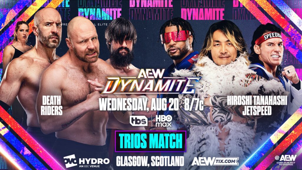 Cartelera AEW Dynamite 20 de agosto 2025 En Vivo