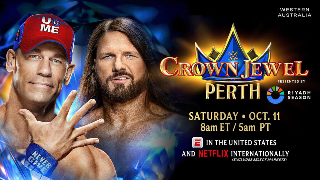 WWE Crown Jewel 2025: Cartelera y Horarios en Vivo