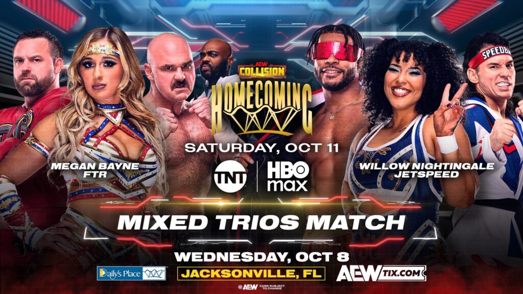 Cartelera AEW Collision: Homecoming 11 de octubre 2025 En Vivo