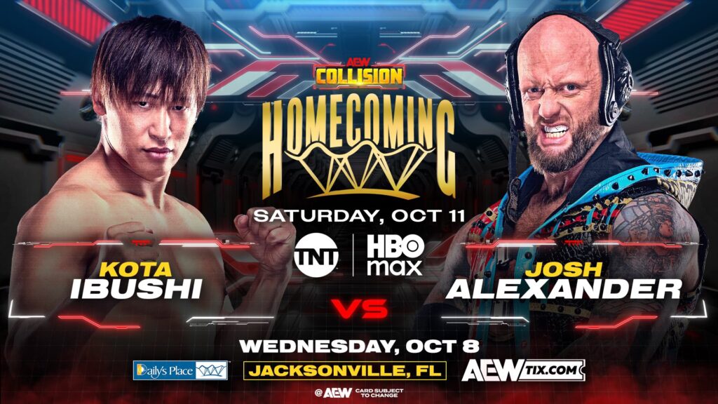 Cartelera AEW Collision: Homecoming 11 de octubre 2025 En Vivo