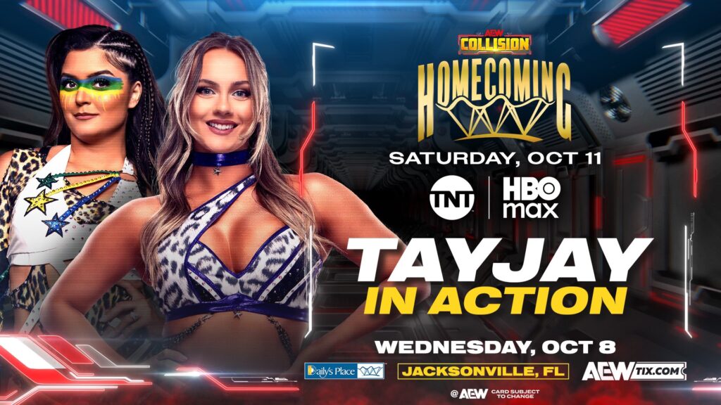 Cartelera AEW Collision: Homecoming 11 de octubre 2025 En Vivo