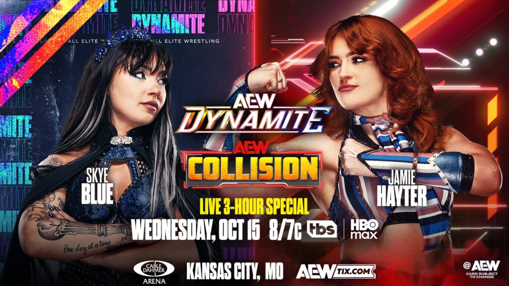 Cartelera AEW Dynamite y Collision 15 de octubre 2025 En Vivo