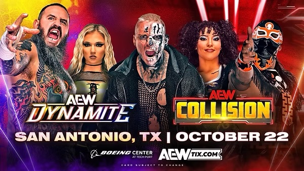 Cartelera AEW Dynamite 22 de octubre 2025 En Vivo