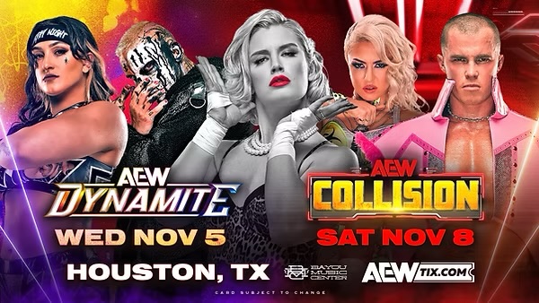 Cartelera AEW Dynamite 5 de noviembre 2025 En Vivo