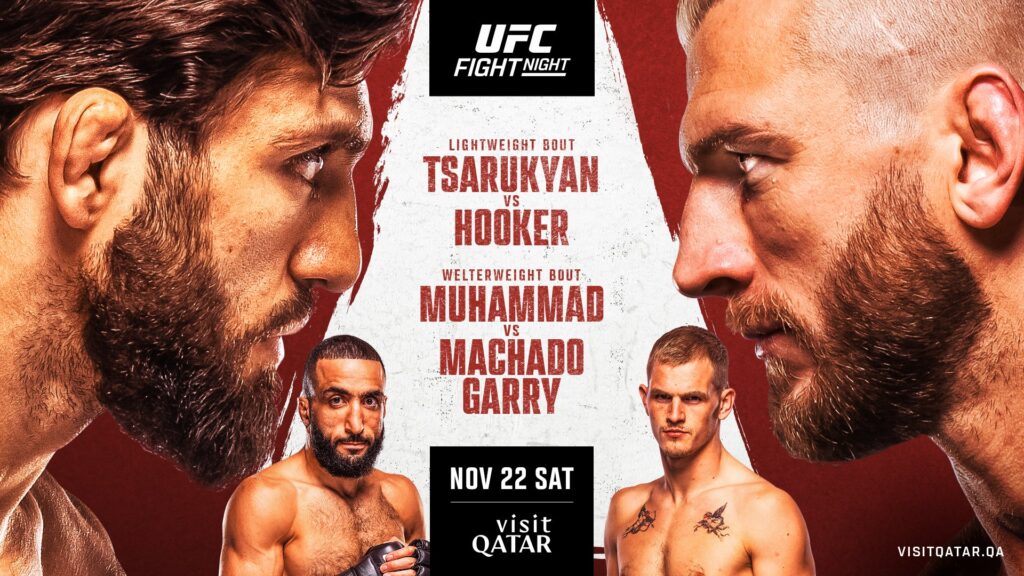 UFC Fight Night: Tsarukyan vs. Hooker - Cartelera y Horarios En Vivo