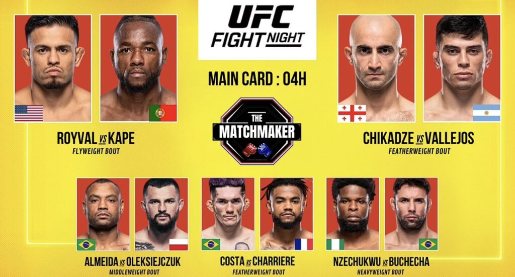 Fight Night: Royval vs. Kape