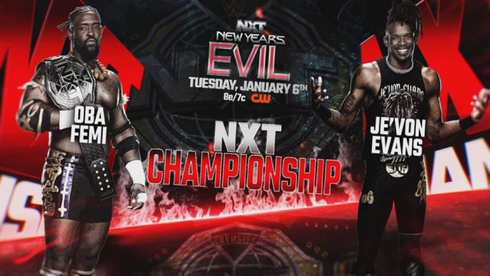 Cartelera WWE NXT New Year’s Evil 6 de enero 2026 en vivo
