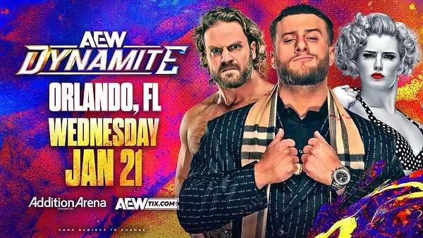 Cartelera AEW Dynamite 21 de enero 2026 En Vivo